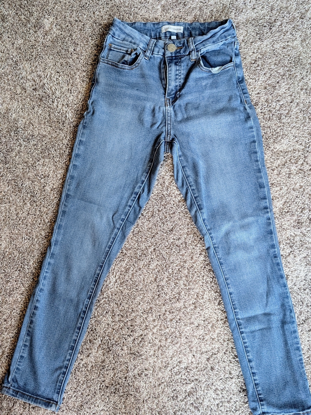 Ashley Mason Medium Wash High-Rise Skinny Jeans